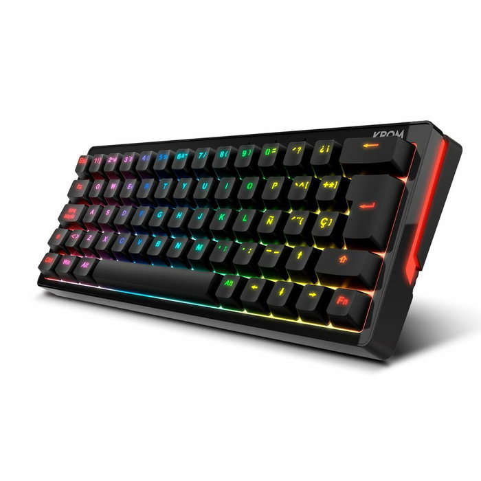 Clavier Krom Kreator Espagnol Qwerty Noir Mécanicien