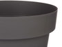 Ibergarden Pot en plastique gris avec réserve d'eau 35 cm 34 x 29 x 34 cm (Set de 6)
