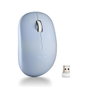 NGS Souris Optique Sans Fil 1000 DPI USB Silencieuse Ambidextre Plug and Play - Bleu