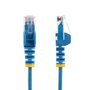Connecteur RJ45 Catégorie 6 FTP Startech N6PAT5MBLS Bleu 5 m