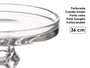 GIFTDECOR Candélabre Cristal Anneau L 36cm