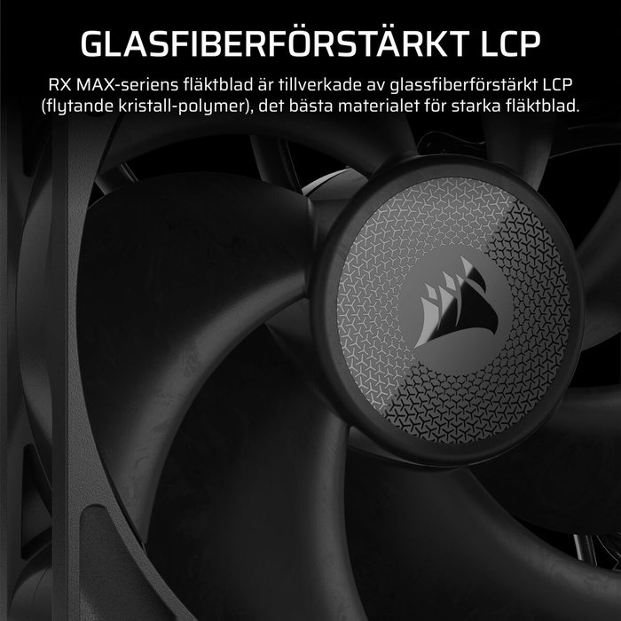Corsair iCUE LINK RX120 Max Triple Fan Noir