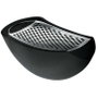 Alessi Parmenide Râpe à Fromage avec Récipient Noir