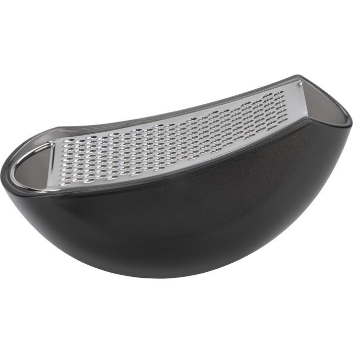 Alessi Parmenide Râpe à Fromage avec Récipient Noir