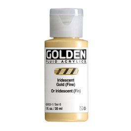 Golden Golden Fluid Colores Acrílicos Oro Iridiscente (Fino) 30 ml