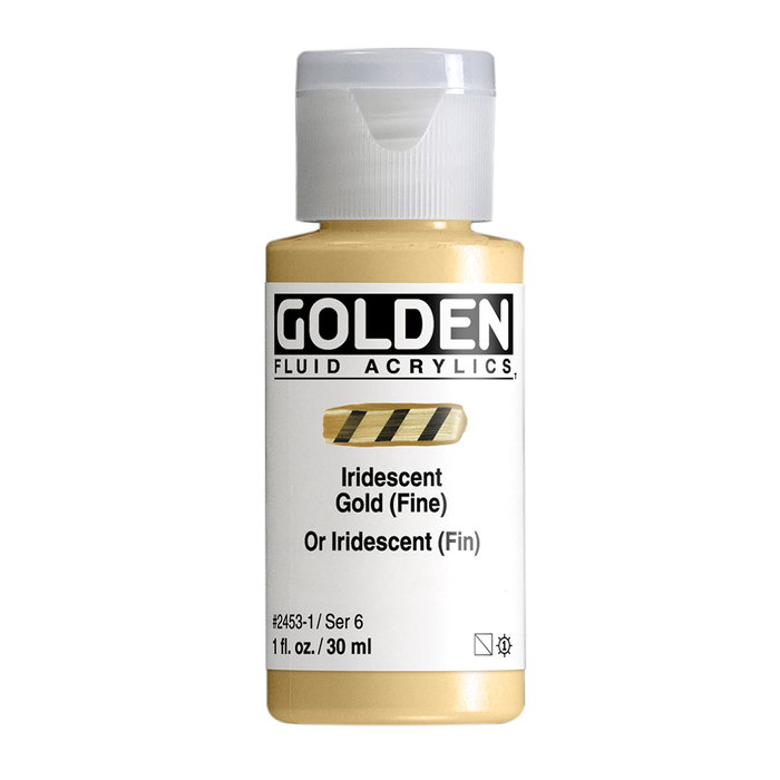 Golden Golden Fluid Colores Acrílicos Oro Iridiscente (Fino) 30 ml Golden Golden Fluid Colores Acrílicos Oro Iridiscente (Fino) 30 ml