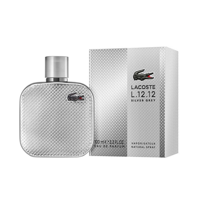 Lacoste L.12.12 SILVER GREY Eau de Toilette Vapo 100 ml Pour Homme