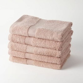 Today Lot de 5 draps de bain Essential Rose 70 x 130 cm