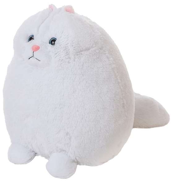 Creaciones Llopis Gato Gordi - Peluche chat 34 cm en polyester - Lot de 2 couleurs assorties aléatoirement
