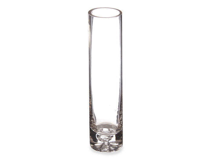 GIFTDECOR Vase en Cristal Ovalé Transparent