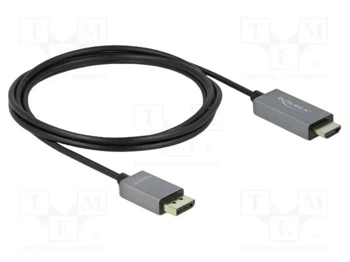 DELOCK Câble DisplayPort vers HDMI 2m DELOCK Câble DisplayPort vers HDMI 2m