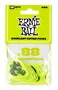 Ernieball Lot de 12 médiators Everlast vert 0,88 mm