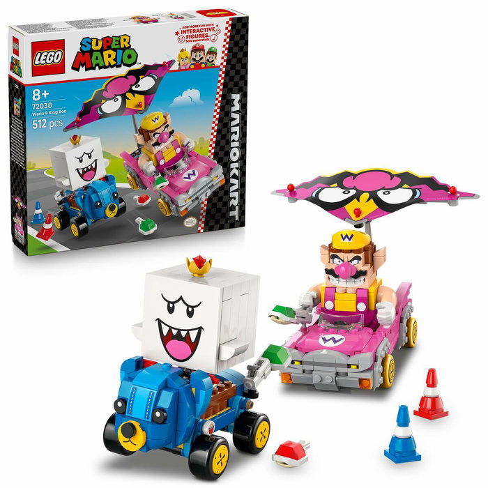 LEGO Super Mario Mario Kart – Wario et Roi Boo (72038)