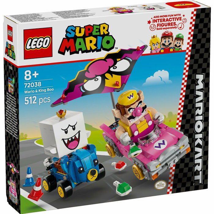 LEGO Super Mario Mario Kart – Wario et Roi Boo (72038)