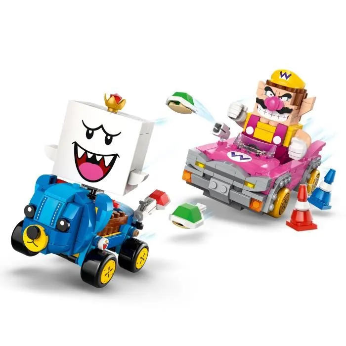 Lego Super Mario 72038 Mario Kart - Set de Construction Wario et Roi Boo avec 512 Pièces pour Enfants Dès 8 Ans