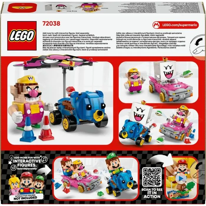 Lego Super Mario 72038 Mario Kart - Set de Construction Wario et Roi Boo avec 512 Pièces pour Enfants Dès 8 Ans