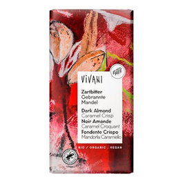 VIVANI Chocolat Biotobio aux amandes caramélisées 500 g