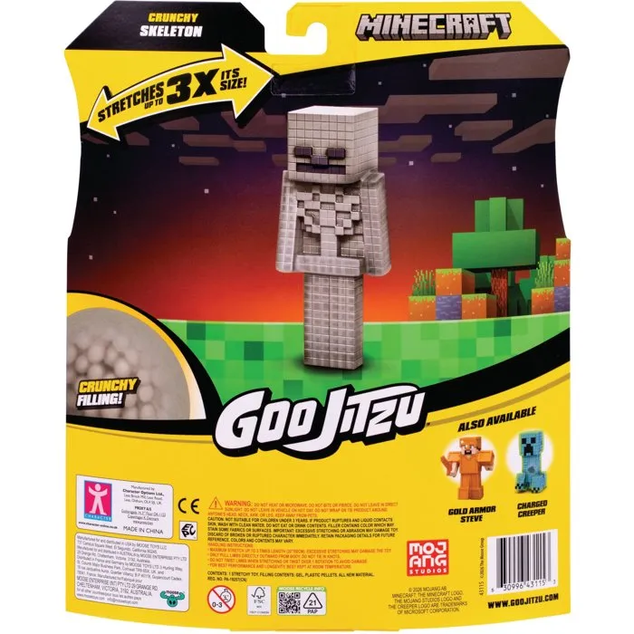 Heroes Of Goo Jit Zu Figurine Minecraft Skeleton 11 cm Extensible