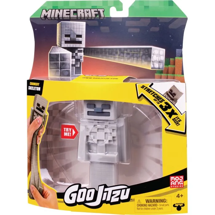 Heroes Of Goo Jit Zu Figurine Minecraft Skeleton 11 cm Extensible