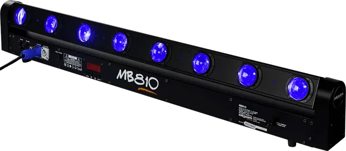 Algamlight Barre LED 8x10W RGBW Motorisée DMX - Barra Led 8x10W Alimentación incluida Algamlight Barre LED 8x10W RGBW Motorisée DMX - Barra Led 8x10W Alimentación incluida