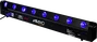 Algamlight Barre LED 8x10W RGBW Motorisée DMX - Barra Led 8x10W Alimentación incluida