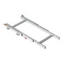Emuca Rails de table coulissante Twice Top, Aluminium, Anodisé mat