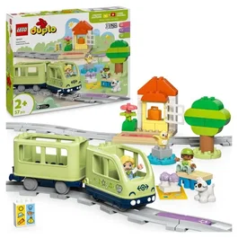 Lego DUPLO 10427 Le Train d'Aventures Interactif - Jouet de Construction Éducatif avec Sons et Lumières - 57 Pièces - Pour Enfants dès 2 Ans