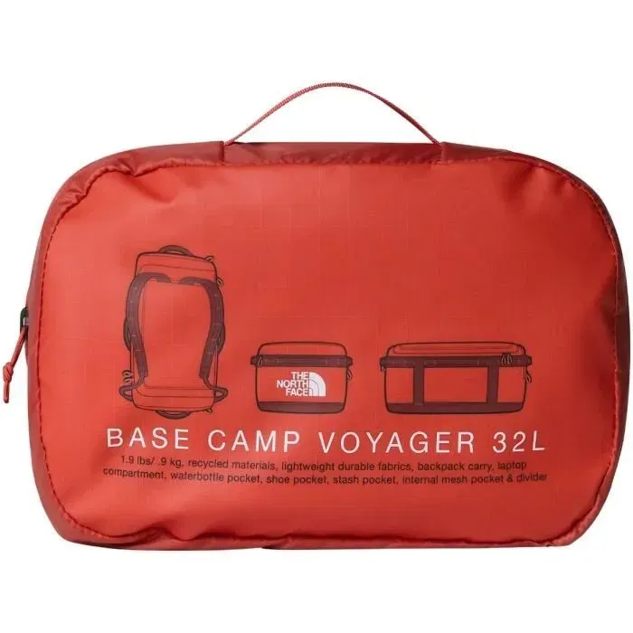 The North Face Sac à dos de voyage Base Camp Voyager Duffel 32L - Mars Dust/Sumac - Sac de sport durable et léger