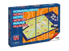 Cayro Formapalabras Classic - Jeu éducatif de formation de mots pour enfants à partir de 7 ans - Version multilingue (Espagnol, Anglais, Français, Italien, Portugais, Allemand)