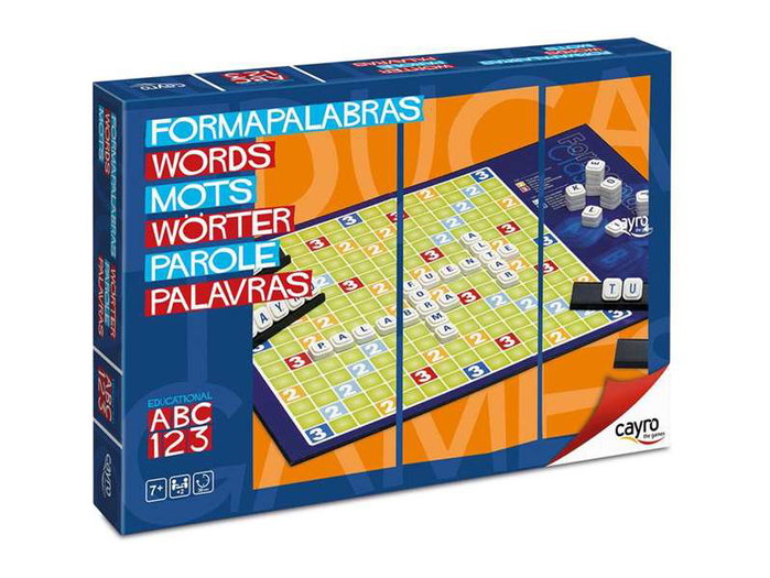 Cayro Formapalabras Classic - Jeu éducatif de formation de mots pour enfants à partir de 7 ans - Version multilingue (Espagnol, Anglais, Français, Italien, Portugais, Allemand) Cayro Formapalabras Classic - Jeu éducatif de formation de mots pour enfants à partir de 7 ans - Version multilingue (Espagnol, Anglais, Français, Italien, Portugais, Allemand)