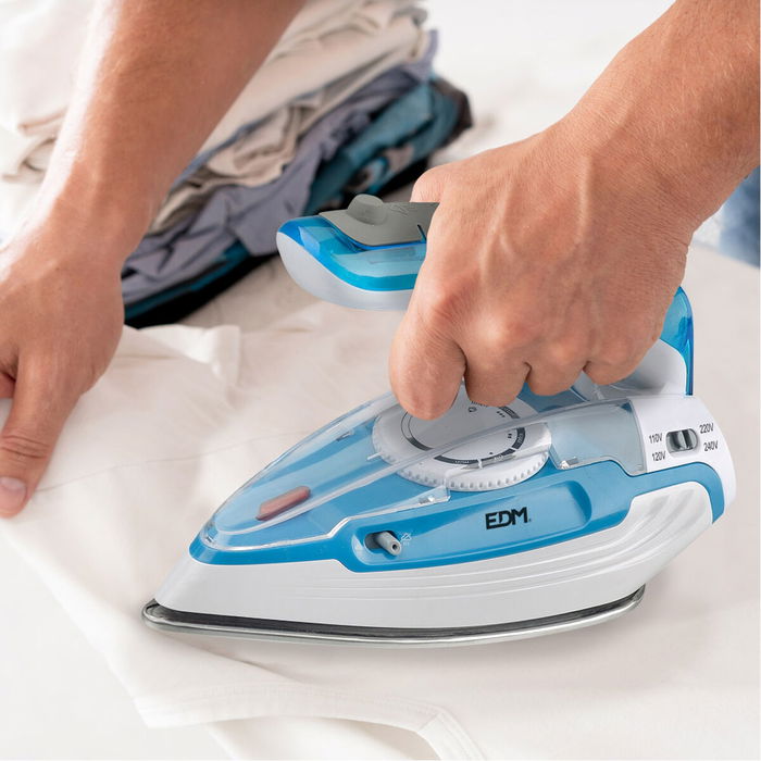 Fer à vapeur EDM 07305 Bleu De voyage