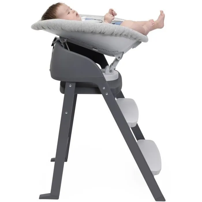 Chicco Siège de Naissance Crescendo - Siège Inclinable Gris avec Housse Lavable et Barre de Jeux - Pour Bébé de 0 à 9 kg