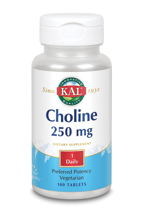 KAL Choline 250 mg - 100 comprimés