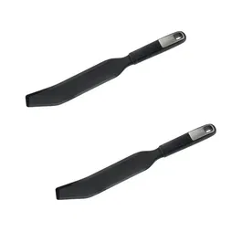 Fackelmann - Ensemble de 2 spatules extra longues 33 cm pour Thermomix - Compatible avec les robots culinaires - Silicone et plastique
