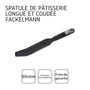 Fackelmann Ensemble de 2 spatules Thermomix extra longues 33 cm - Noir