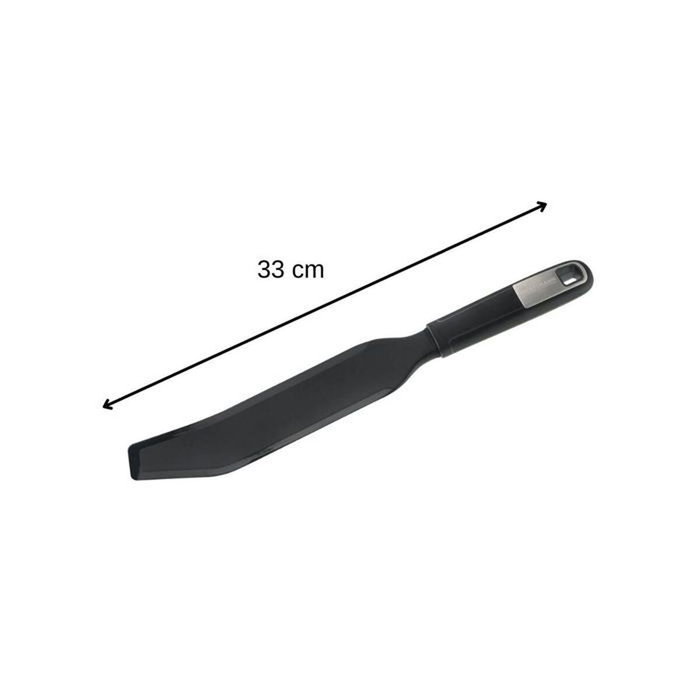 Fackelmann Ensemble de 2 spatules Thermomix extra longues 33 cm - Noir