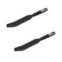 Fackelmann Ensemble de 2 spatules Thermomix extra longues 33 cm - Noir