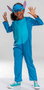 Liragram Déguisement Disney Stitch Bleu pour Enfant - Taille 5-6 Ans