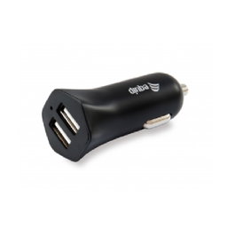 Equip Life Chargeur Voiture USB Double 5V 2.4A 2 Ports pour iPad Smartphone Navigateur MP3