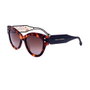 Carolina Herrera Gafas CH 0009/S 05L Lunettes de soleil Femme Cat-eye Acétate Vert Cristaux Bleu 145 mm