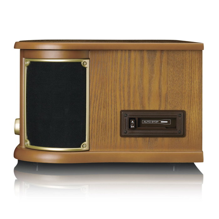 Lenco TCD-2551WD Système HiFi rétro en bois