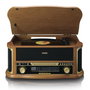 Lenco TCD-2551WD Système HiFi rétro en bois
