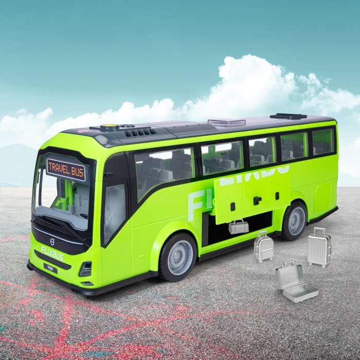 Dickie Giant Flixbus Volvo 9700 - Bus jouet 1:16 Vert