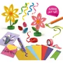 Liscianigiochi KIDS ART - Kit Créatif Enfant avec Rubans, Paillettes, Tampons et Quilling pour Effets Graphiques - Dès 7 Ans
