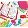 Liscianigiochi KIDS ART - Kit Créatif Enfant avec Rubans, Paillettes, Tampons et Quilling pour Effets Graphiques - Dès 7 Ans