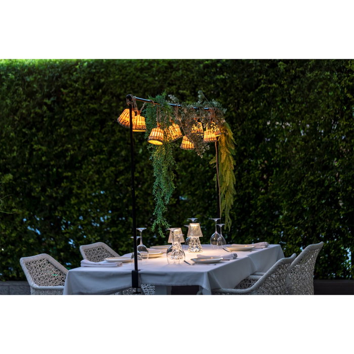 New Garden AURORA Guirlande de 8 mètres avec câble en jute