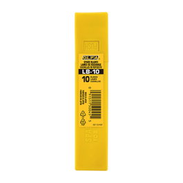 Olfa Jeu de 10 lames de 18 mm troçables argentées
