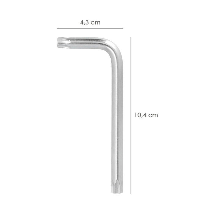 WOLFPACK LINEA PROFESIONAL Clé Torx inviolable T45