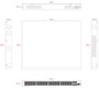 Ernitec - Switch PoE géré L3 - 48 ports Gigabit + 4 ports 10G SFP+ - PoE 800W - Management L3, VLAN, IPv4/IPv6