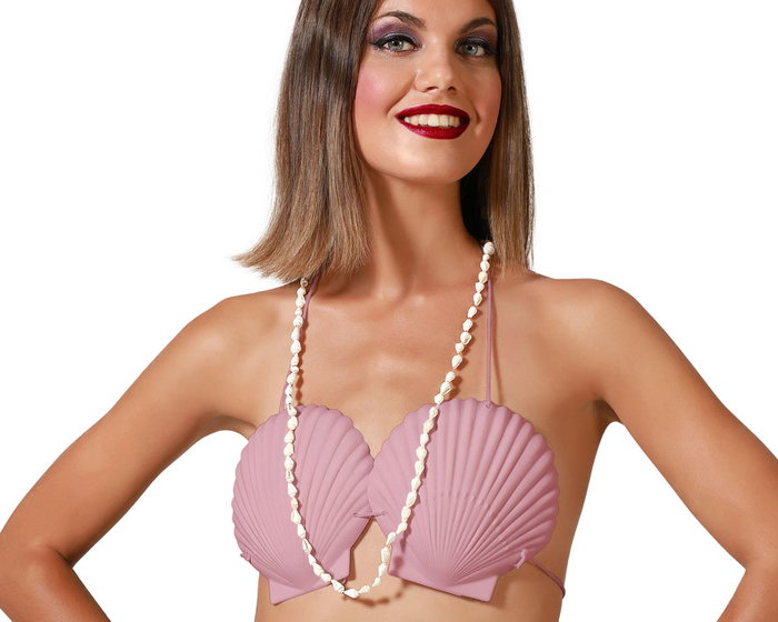 Collier avec coquillages pour déguisement tropical ou estival - Accessoire de plage et fête hawaïenne Collier avec coquillages pour déguisement tropical ou estival - Accessoire de plage et fête hawaïenne